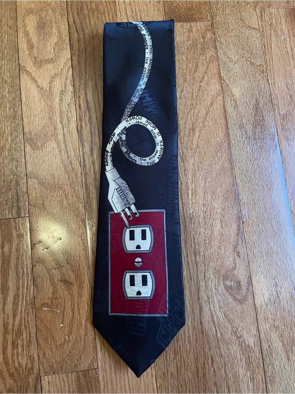 Vintage Home Improvement Tie The Answer is More Power - Shop Teacher Dad Tie